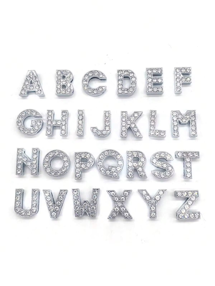 1pc Back To School Letter Shoe DIY Decor Accessory, Suitable For Students, Gift For Friends, Applicable To Clogs, Garden Shoes, Sandals, Summer Wedges, Fashionable Halloween & Christmas Shoe Accessory