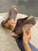 Women's New Retro Wedge Heel Sandals With Zipper, Platform Heightening Casual Shoes, Comfortable Vacation Style, Fashionable Boho Sandals
